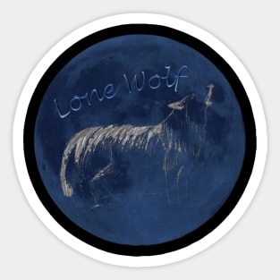 Lone Wolf Sticker